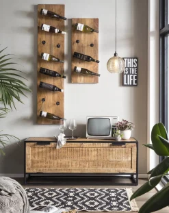 Wijnrek Indus 33x148x16 cm^Huisenthuis Clearance