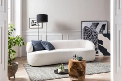 3-zits bank Pien Wit Bouclé^Huisenthuis Best